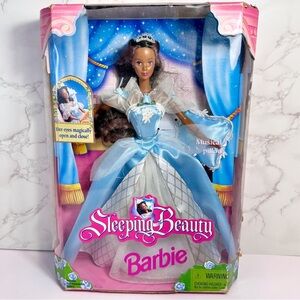 Mattel African American Sleeping Beauty Barbie Doll